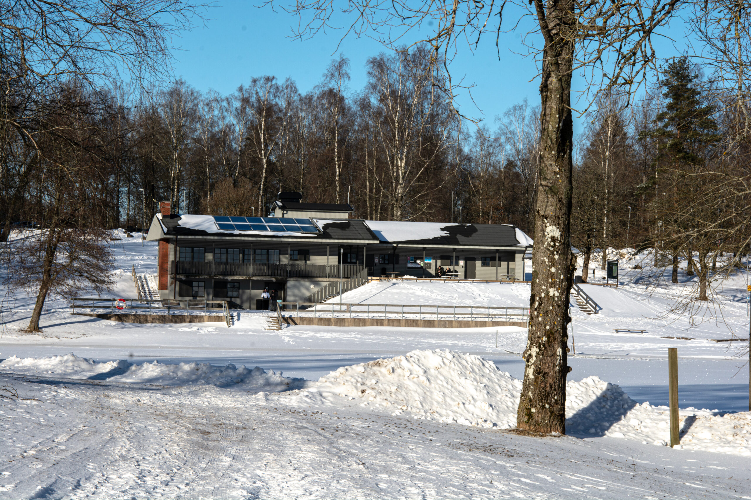 En solig vinterdag Mösseberg.